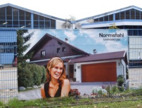 werbeplane für normstahl unternehmen