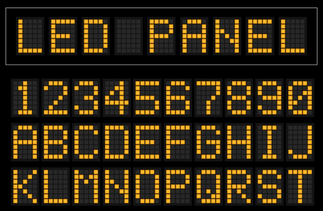 Led Schrift Wand 1