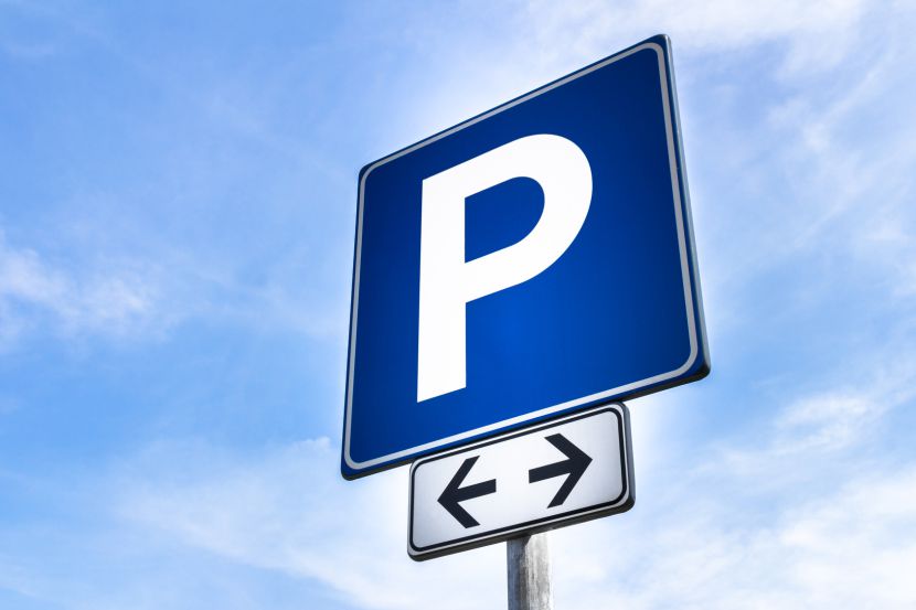 Parkplatzschild Beispiel