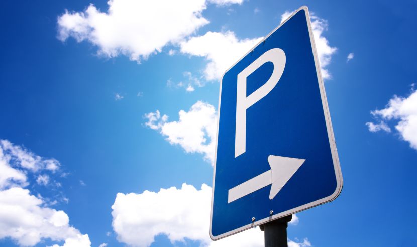 Parkplatzschild