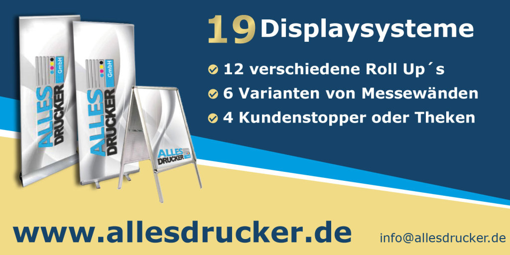 Messedisplays vom Allesdrucker