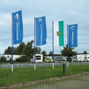 Werbefahnen